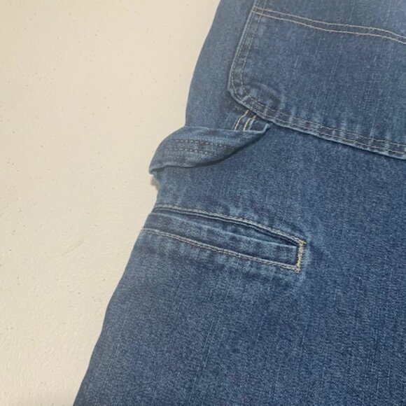 Wrangler Men Fully Lined Warm Heavy Duty Carpenter Utility Jeans - Size 42x30 - Picture 7 of 8